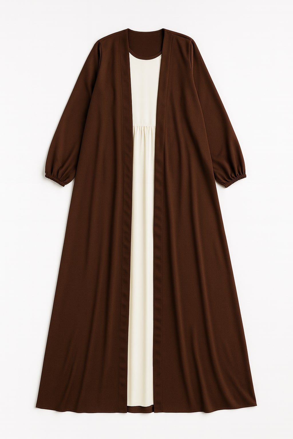 Chocolate Grace – Chocolate Kimono Abaya