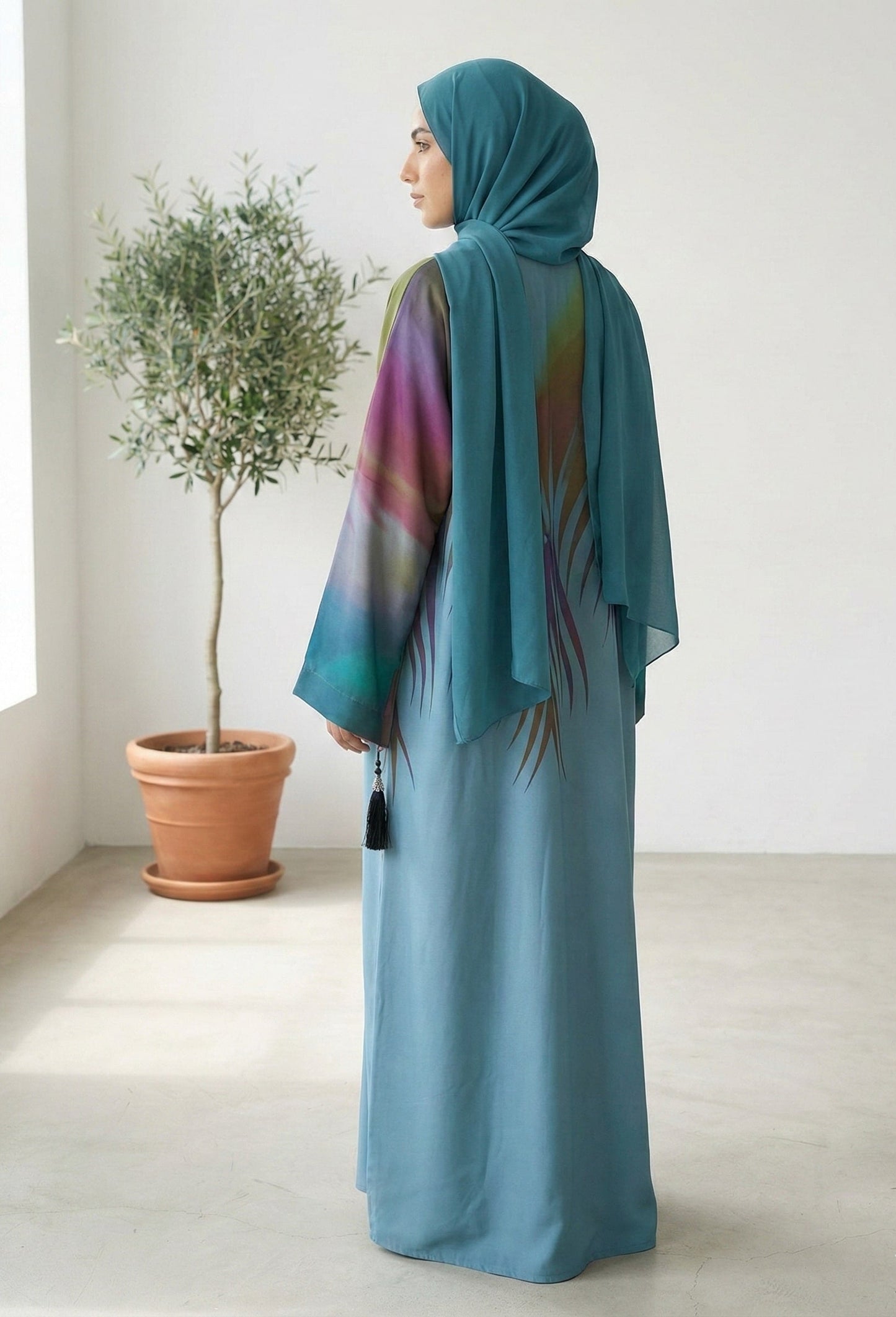 Celestia – Printed Abaya