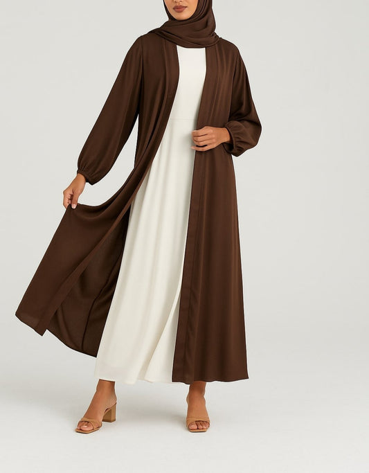 Chocolate Grace – Chocolate Kimono Abaya