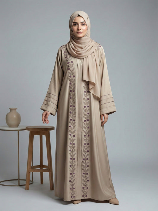 Miraluxe – Embroidered Abaya