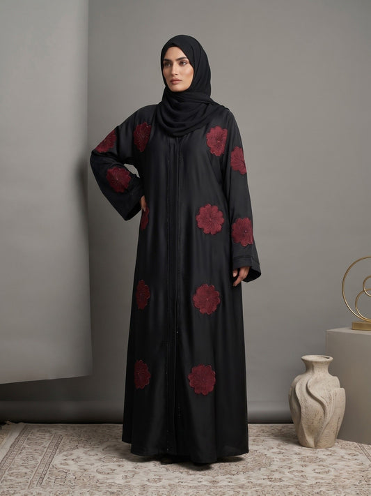Roseira - Velvet Patch Abaya