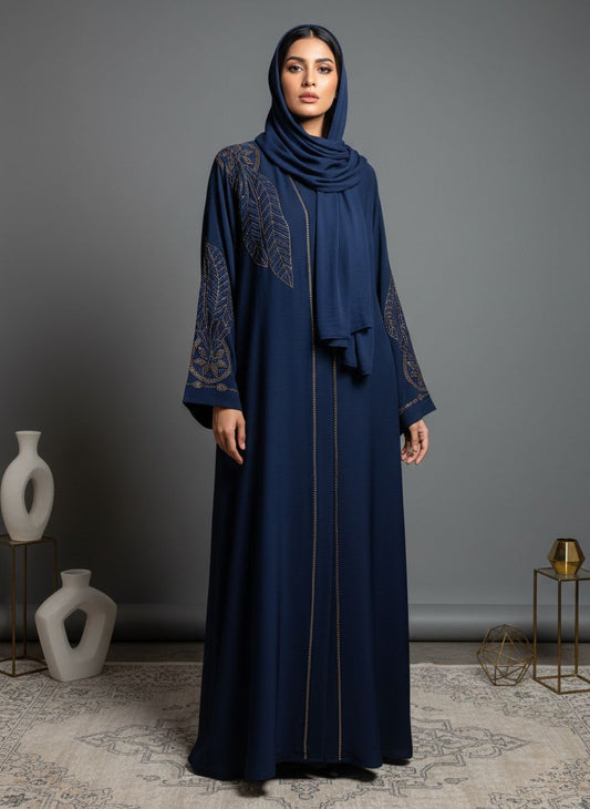 KRAEZ - Embroidered Stone Abaya