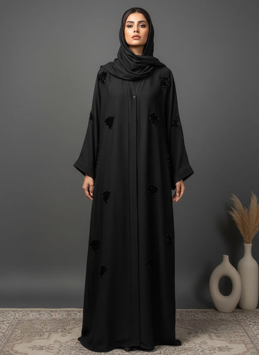 VELVYN - Velvet Patch Abaya