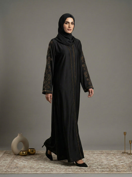 NOURAÉ – Stone Work Abaya