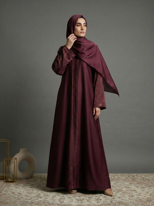 KISRA – Golden Stone Work Abaya