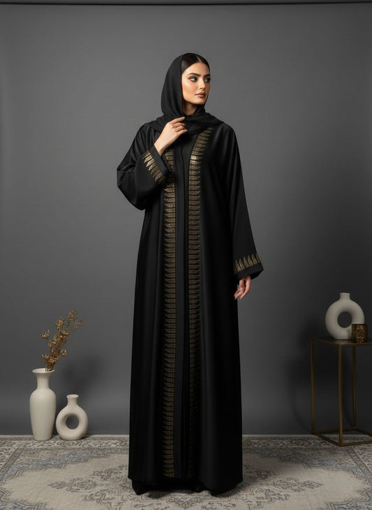 BLVCK- Stone Work Abaya