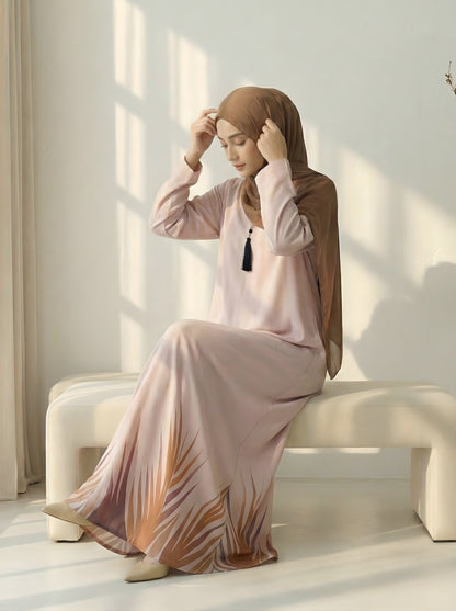 Avyra - Printed Abaya