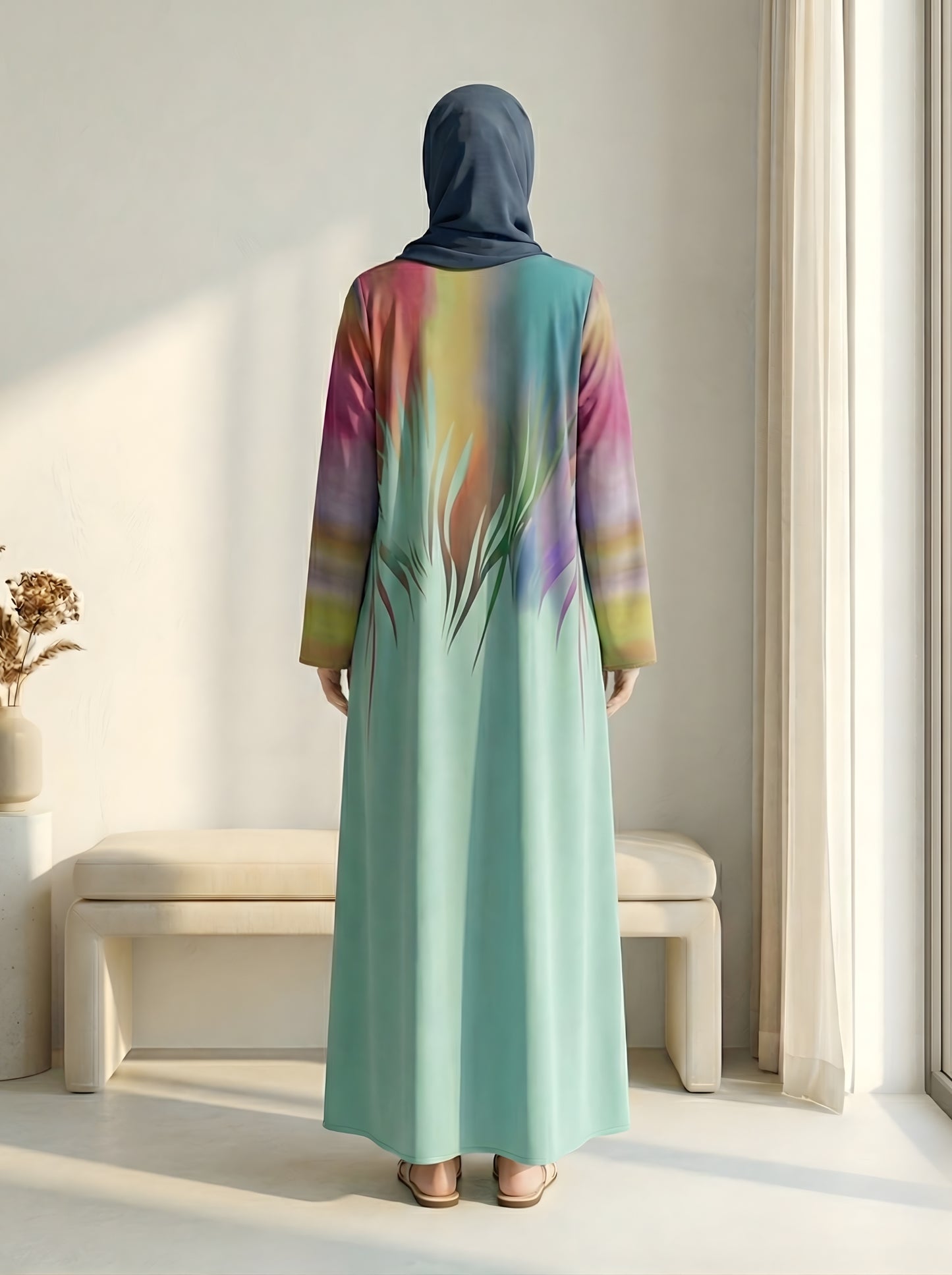 Mirabelle – Printed Abaya