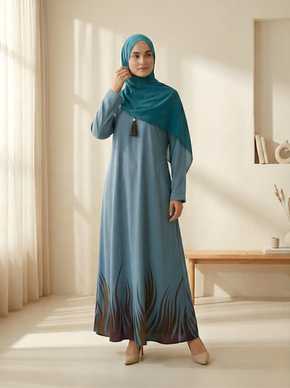 Marvelle - Printed Abaya