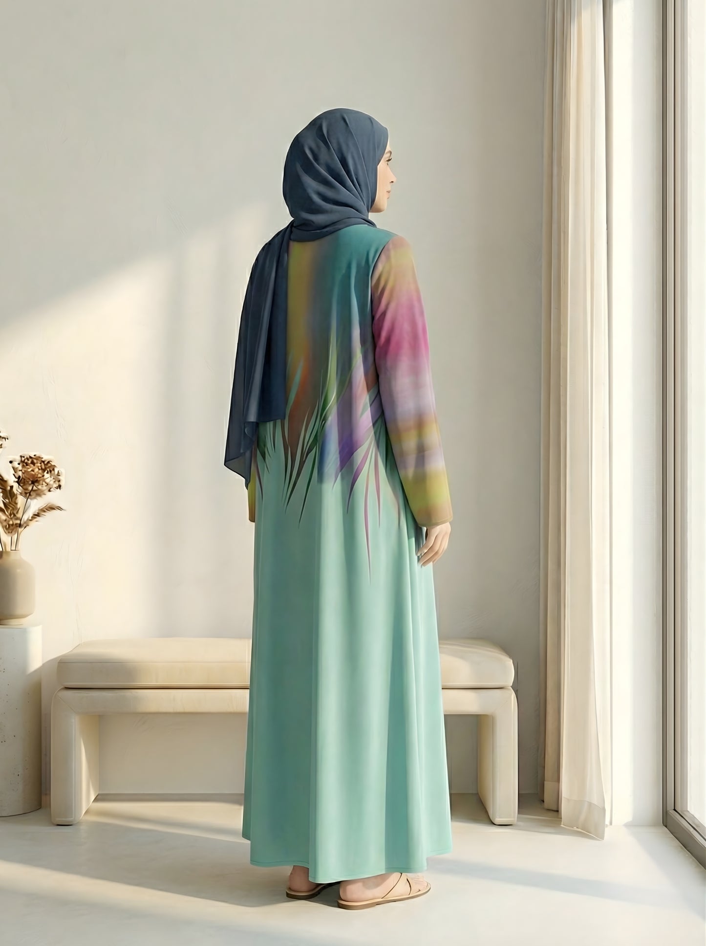 Mirabelle – Printed Abaya