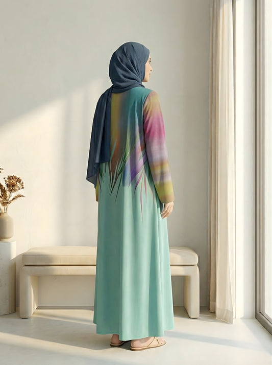 Mirabelle – Printed Abaya
