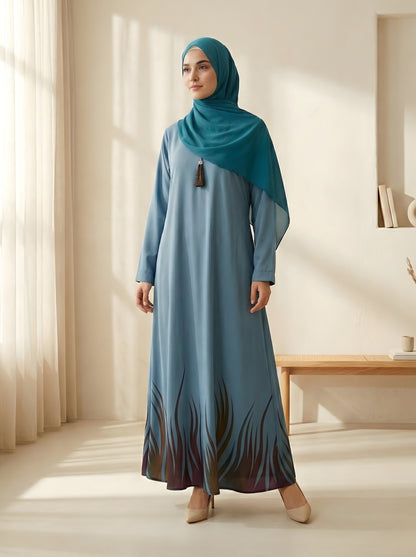 Marvelle - Printed Abaya