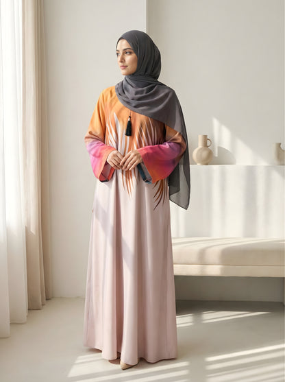 Merina – Printed Abaya