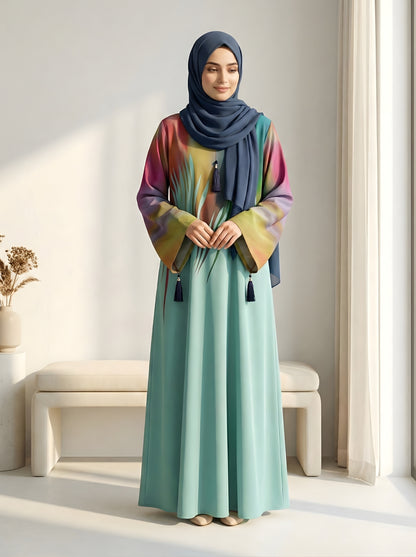 Mirabelle – Printed Abaya