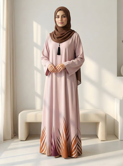 Avyra - Printed Abaya