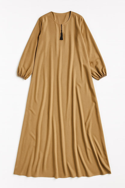 Bare Blush – Basic Skin Abaya (With Pockets)