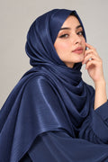 Navy Blue - Silk Hijab
