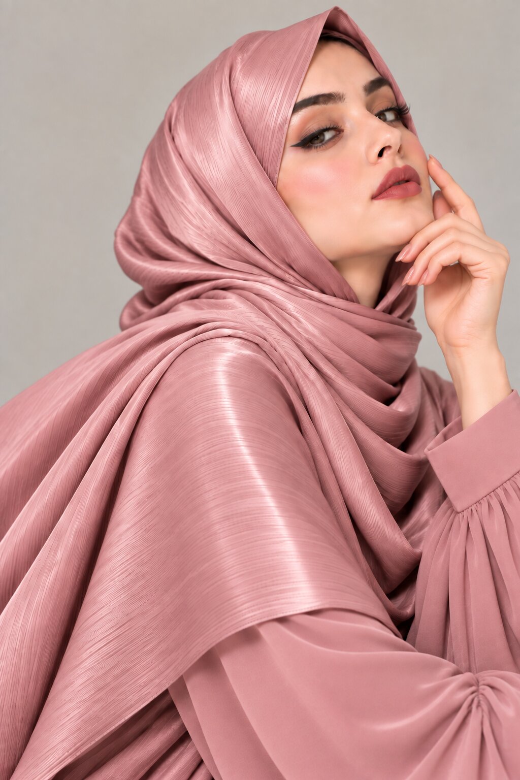 Dusty Rose - Silk Hijab