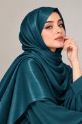 Deep Teal - Silk Hijab