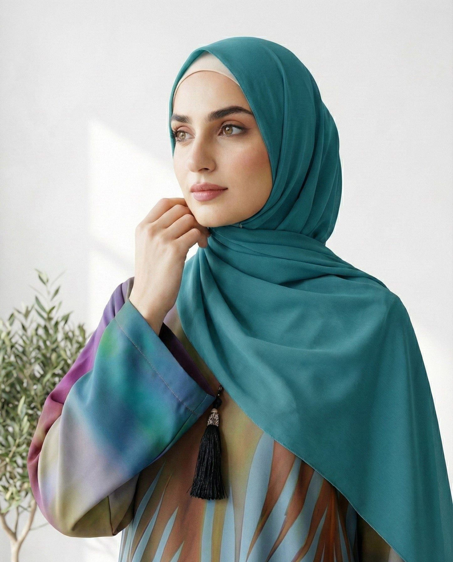 Celestia – Printed Abaya