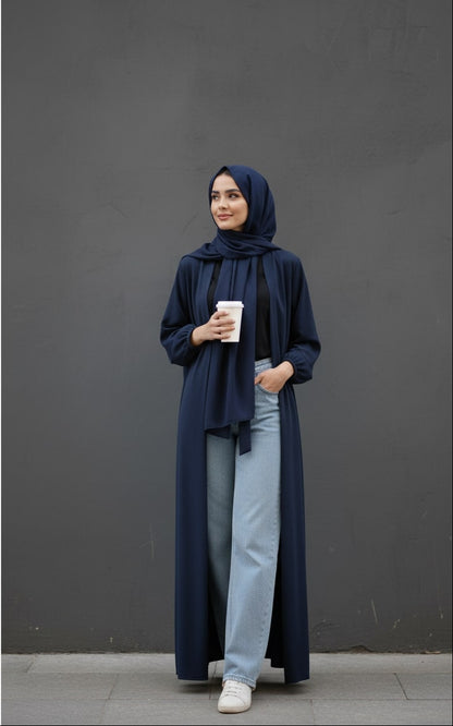 Navy Blue-Shrug