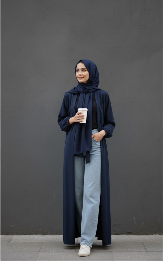 Navy Blue-Shrug