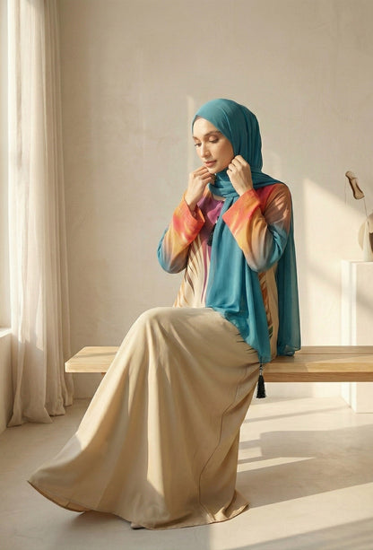 Aurelia - Printed Abaya