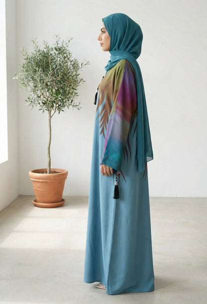 Celestia – Printed Abaya