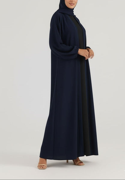 Midnight Sky- Kimono Abaya (Black Inner)