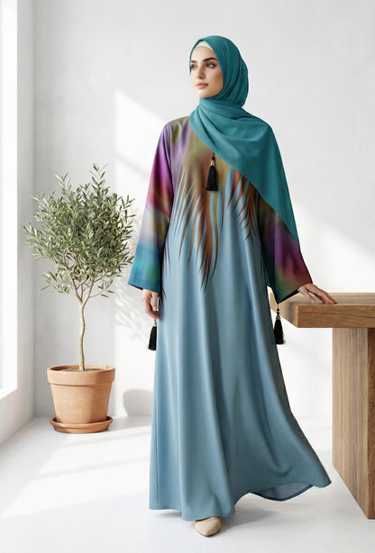 Celestia – Printed Abaya