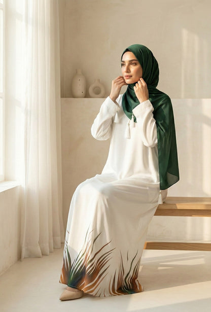 Alora - Printed Abaya