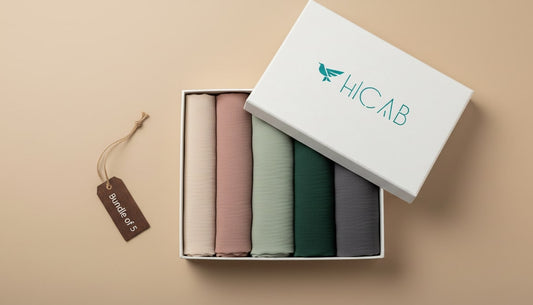 Plain Georgette Hijabs - Bundle 0f 4