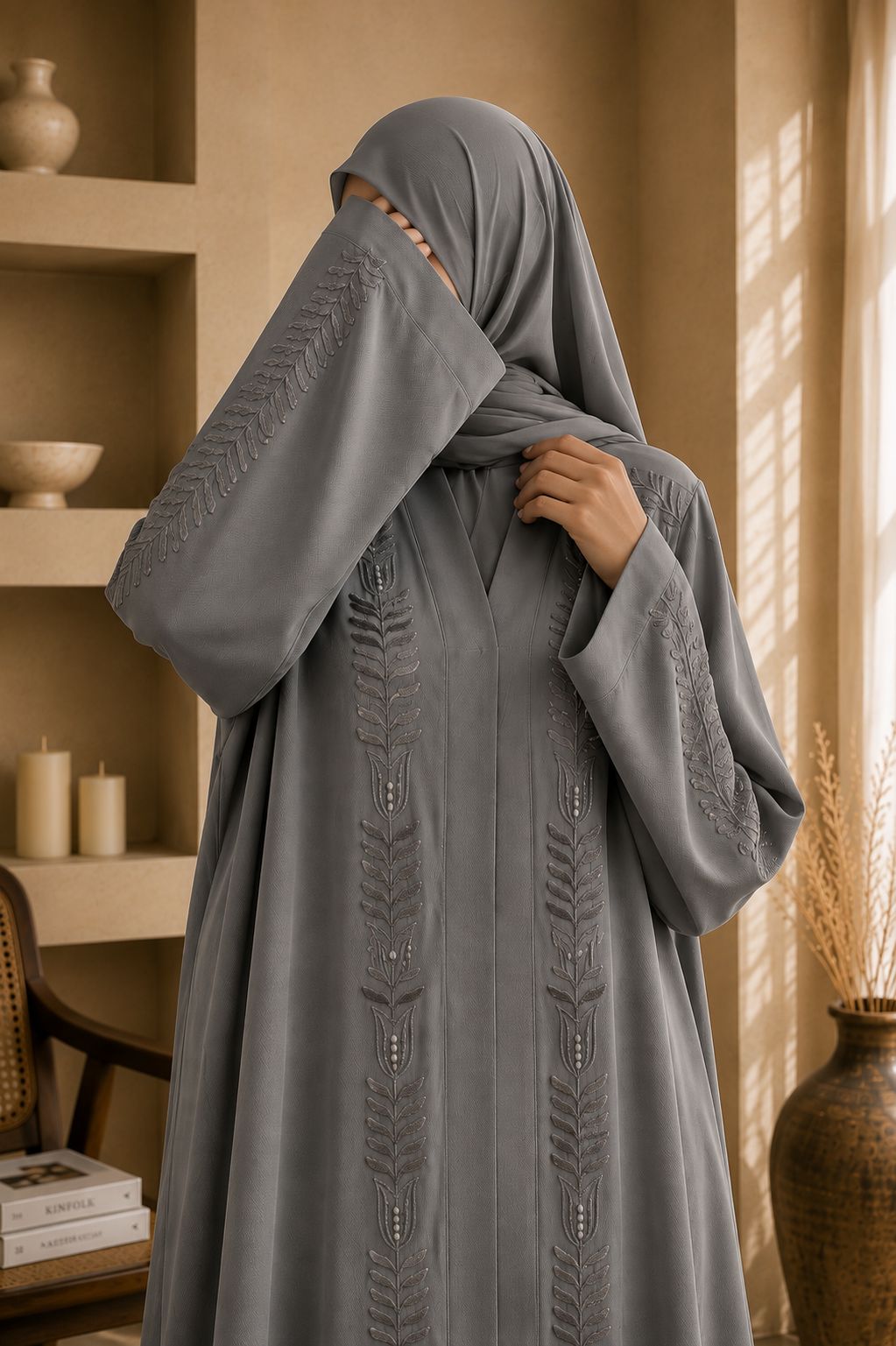 Zariya - Embroidered Abaya