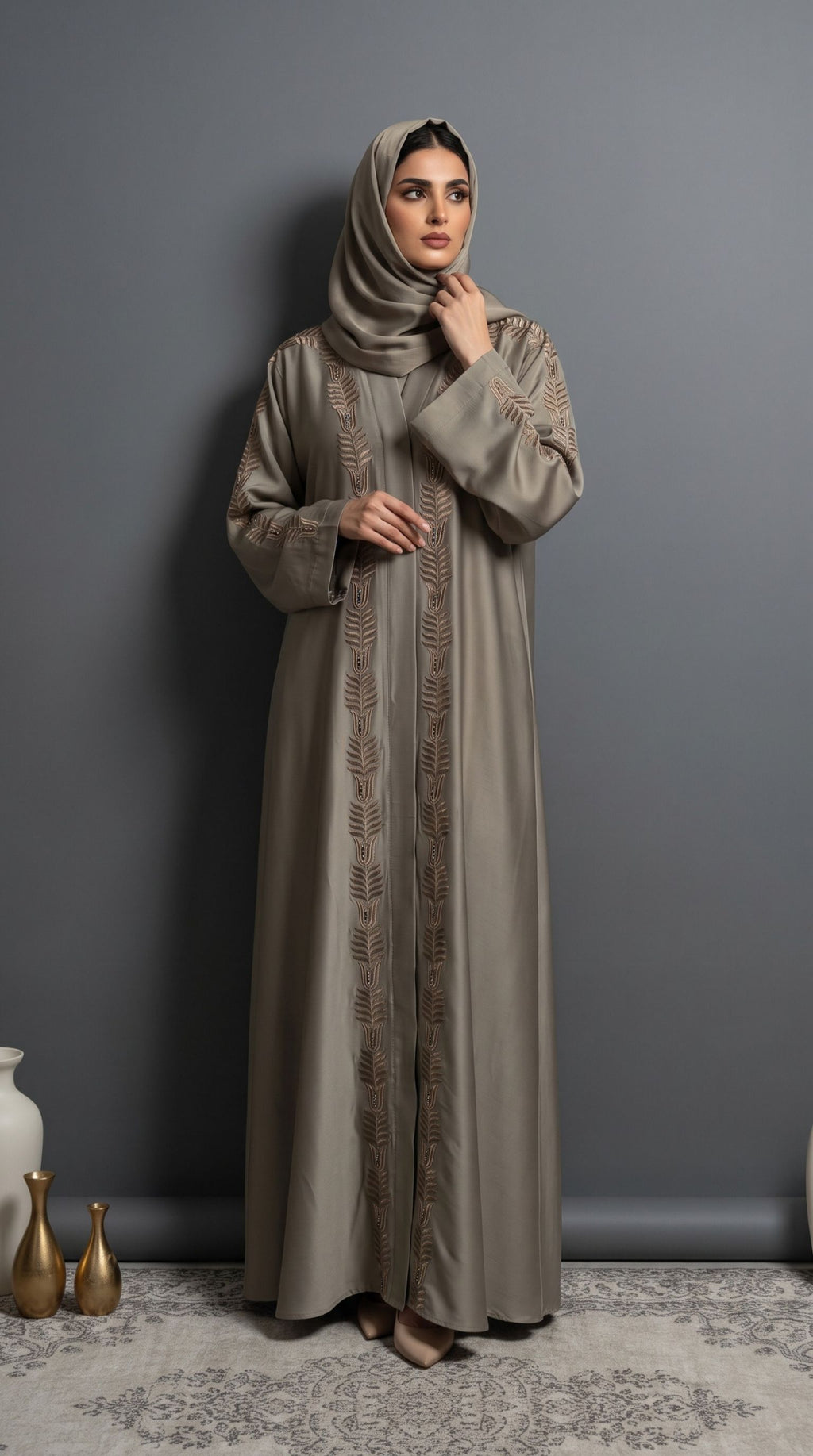 Lamees - Embroidered Abaya