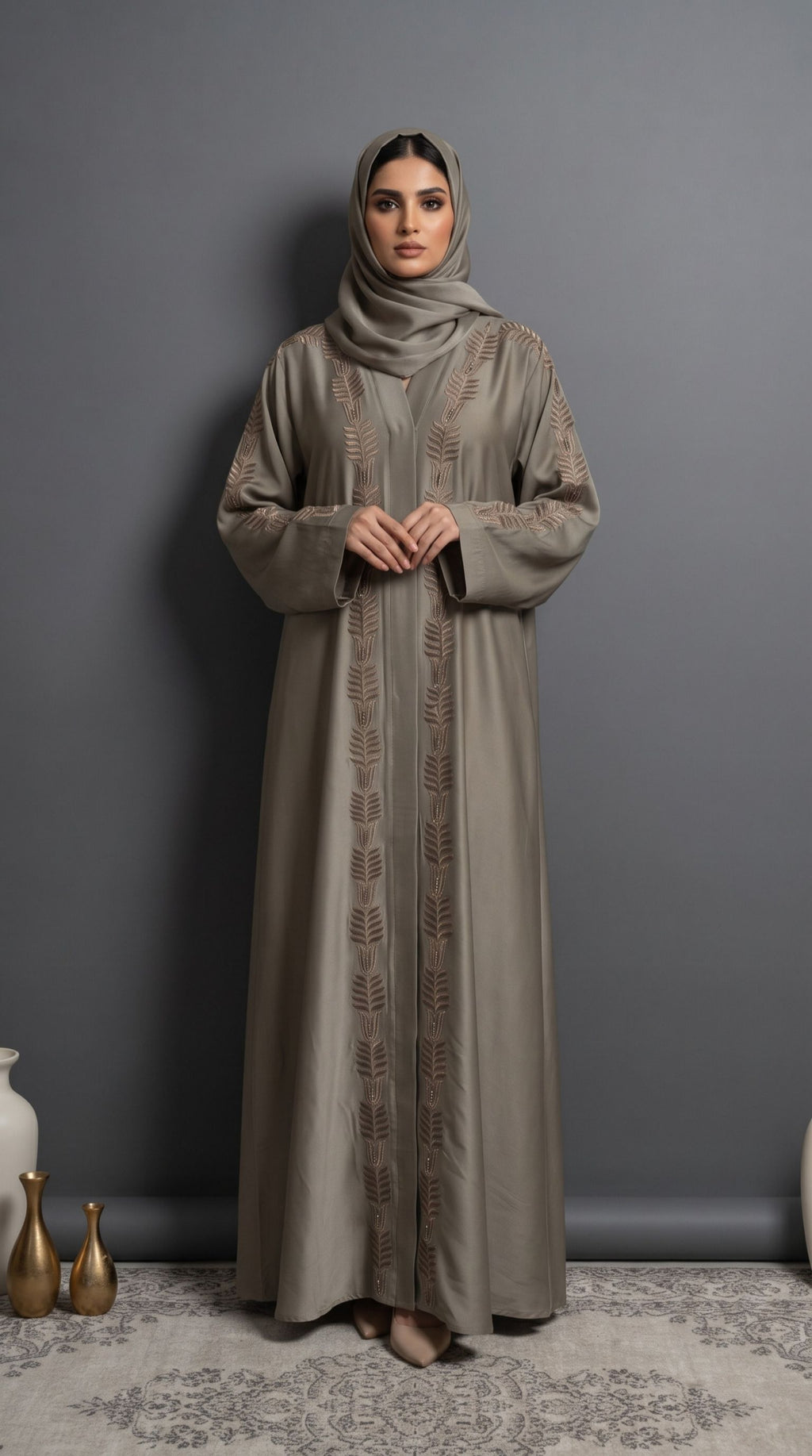 Lamees - Embroidered Abaya