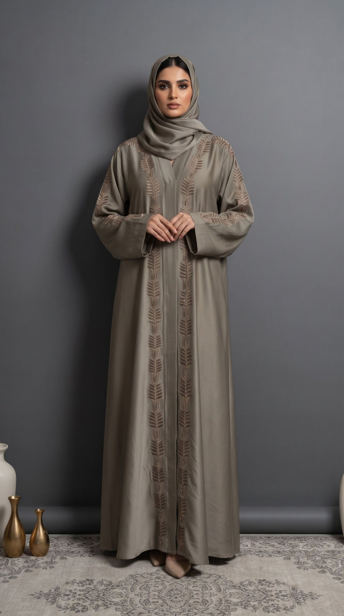 Lamees - Embroidered Abaya