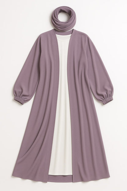 Lavender Mist – Lavender Kimono Abaya