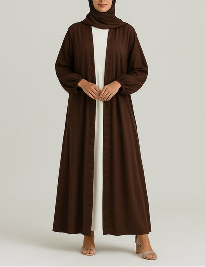 Chocolate Grace – Chocolate Kimono Abaya