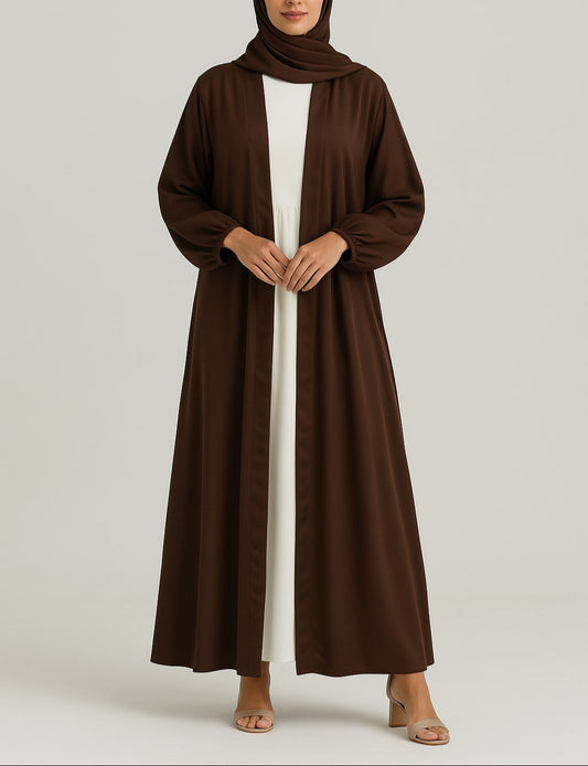 Chocolate Kimono Abaya
