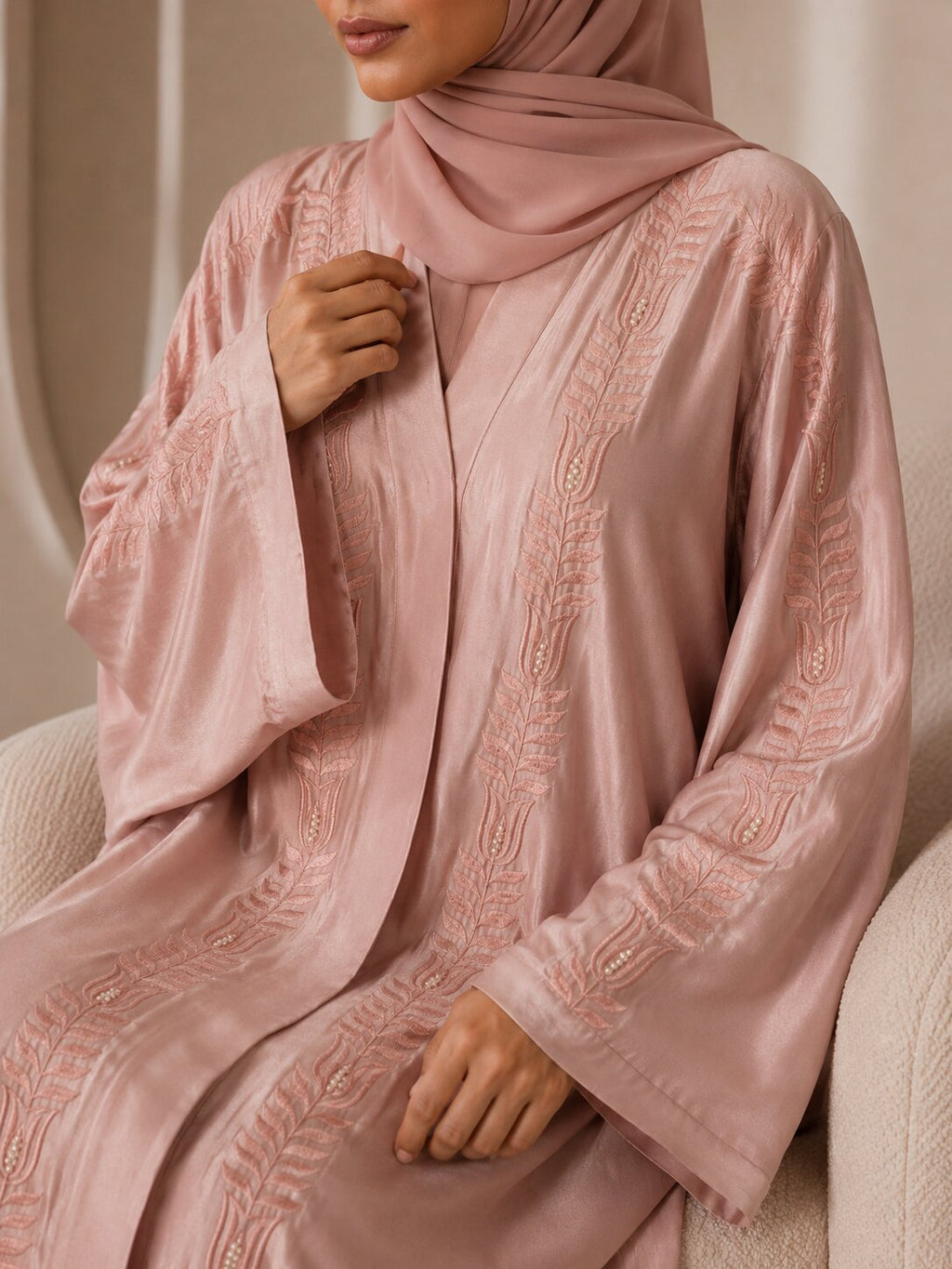Aseela - Embroidered Abaya