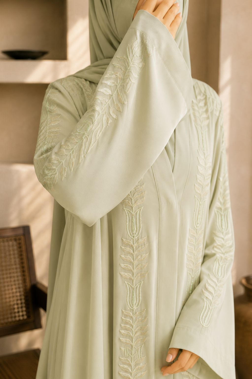 Aroha - Embroidered Abaya