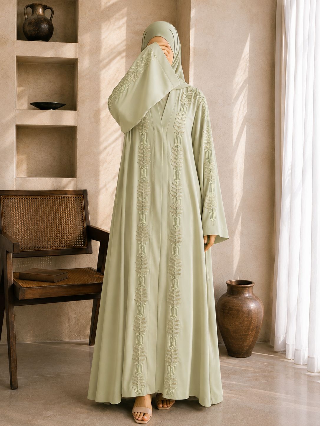 Aroha - Embroidered Abaya