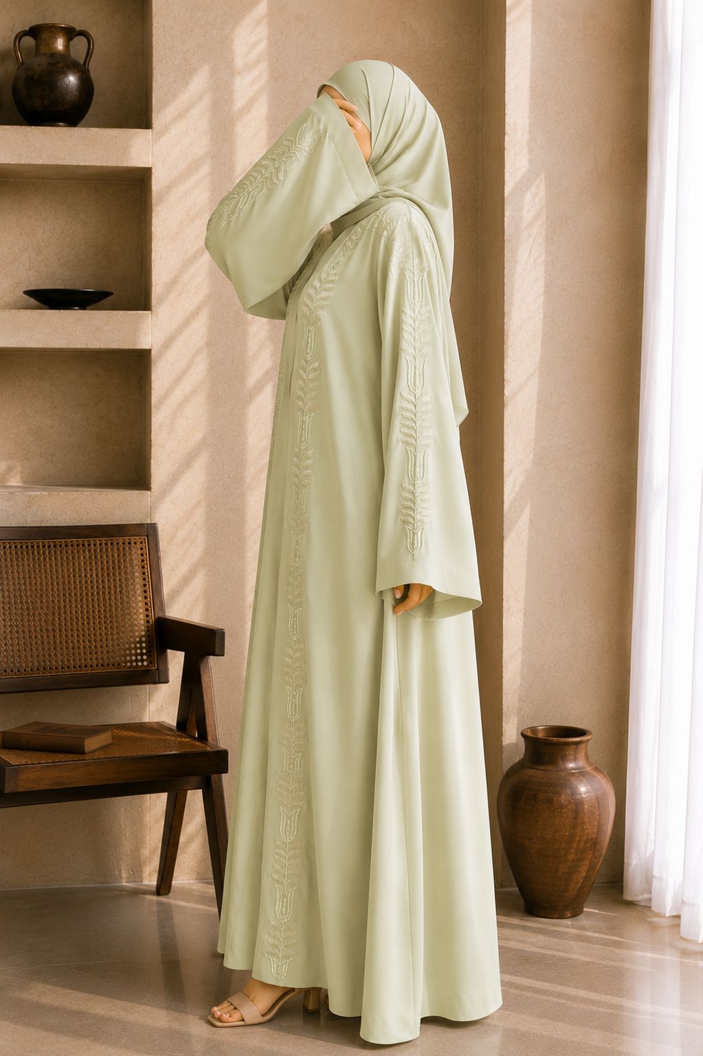 Aroha - Embroidered Abaya