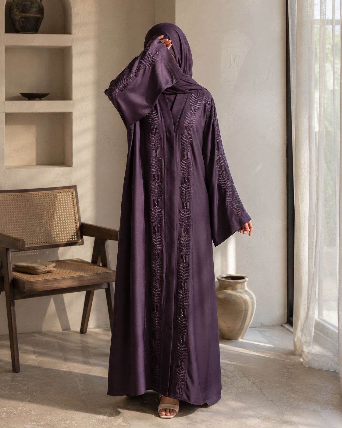Raiha - Embroidered Abaya