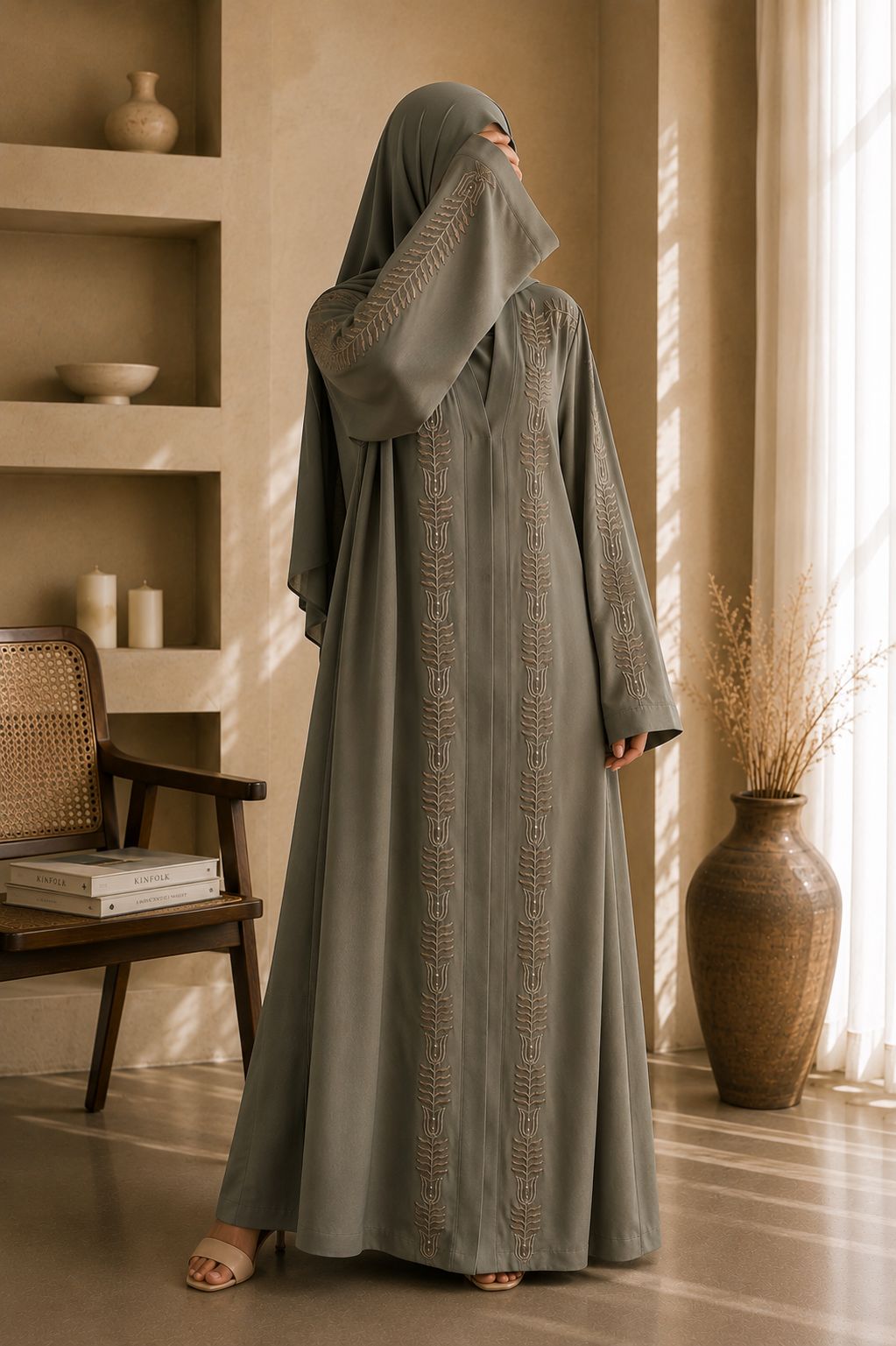Lamees - Embroidered Abaya