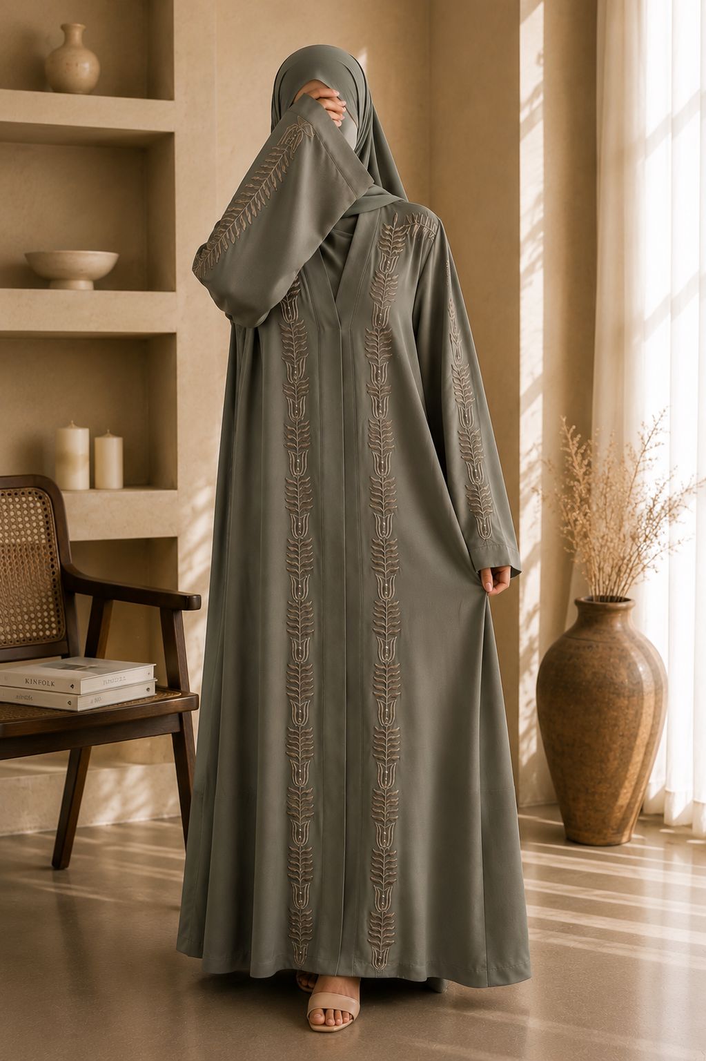 Lamees - Embroidered Abaya