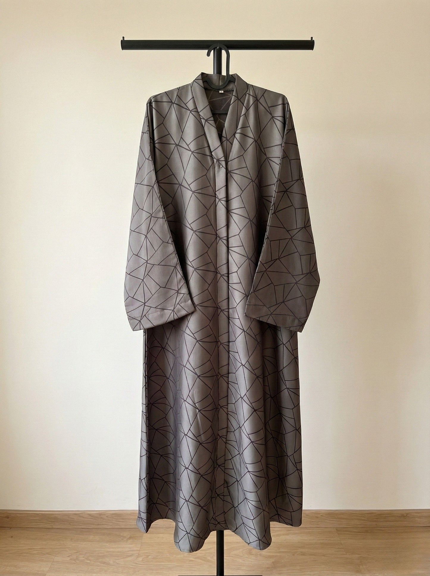 SELV — Abstract Abaya (Taupe Grey)