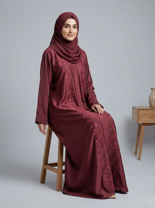 Veloura – Embroidered Abaya