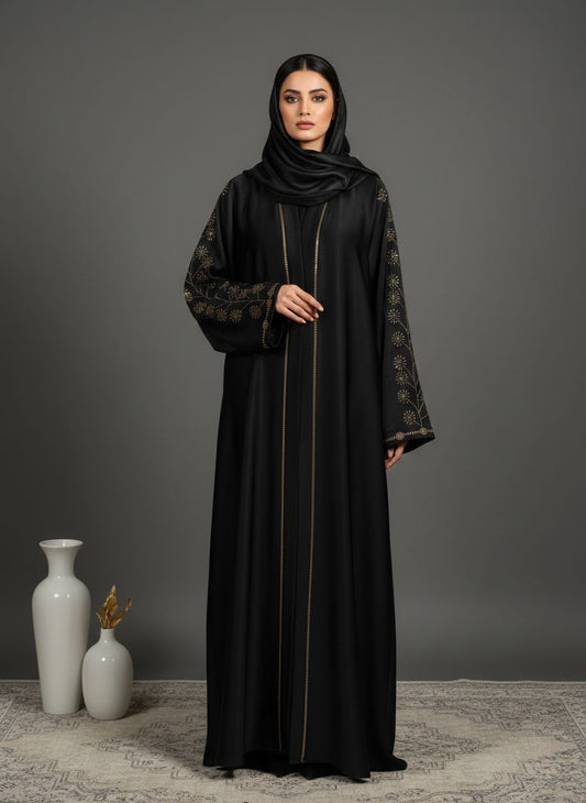 NOURAÉ – Stone Work Abaya