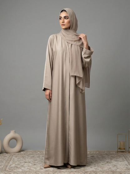 Oatmeal Serenity - Abaya Set